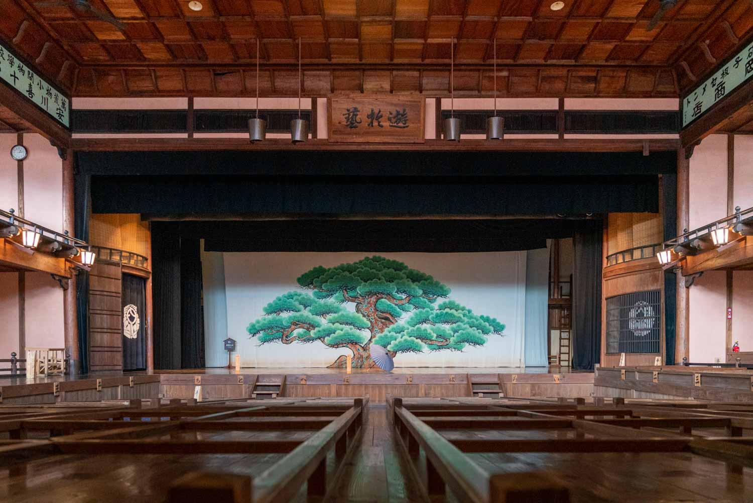 Ein japaniches Kabuki-Theater, Uchiko-za.