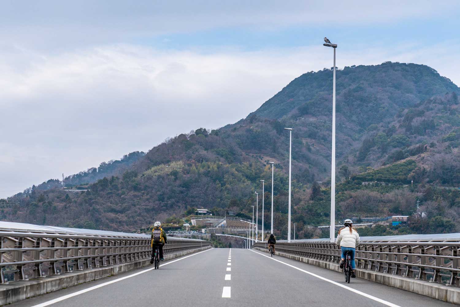 Brücke zur Insel Kushima, Präfektur Ehime.