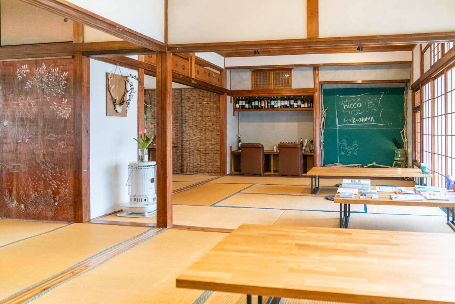Japanisches Restaurant mit einem Tatami-Raum.
