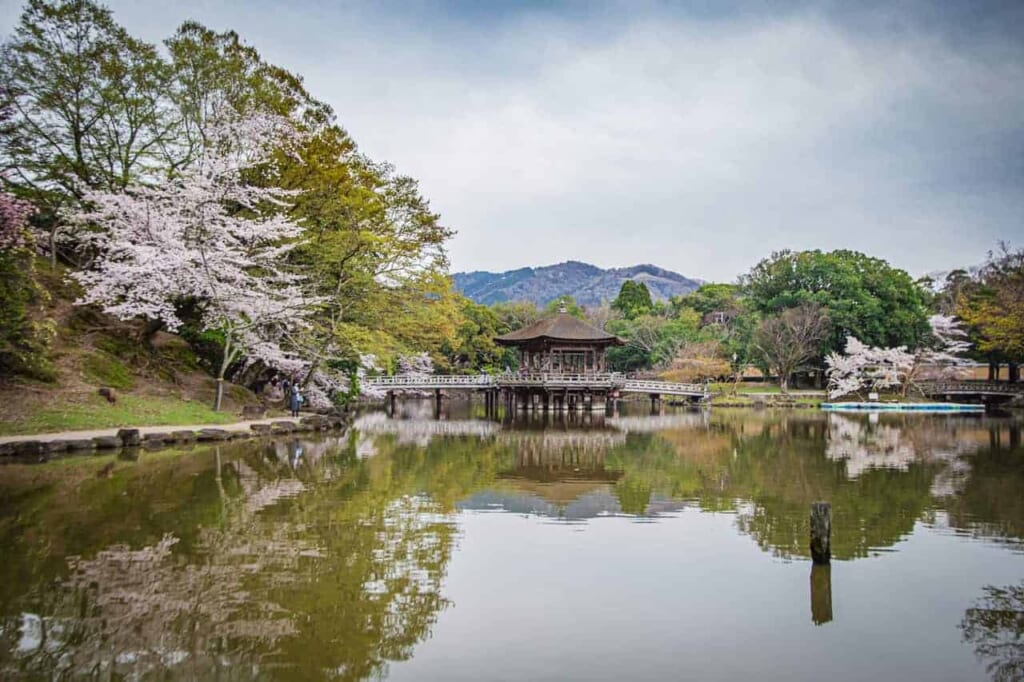 Der Ukimido-Pavillon in Nara.