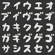 Übersicht von den Katakana.