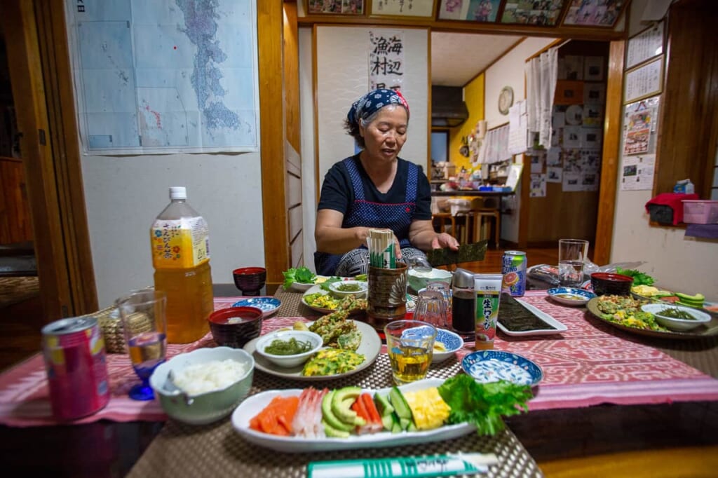 Hausgemachtes Frühstück auf Okinawa