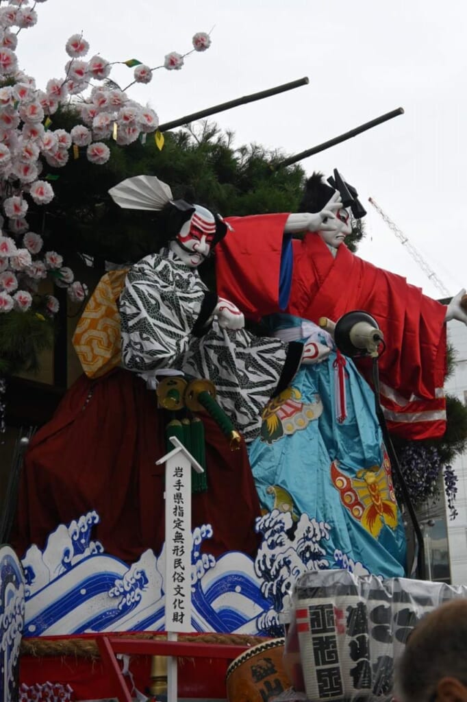 Festwagen des Morioka Aki Matsuri