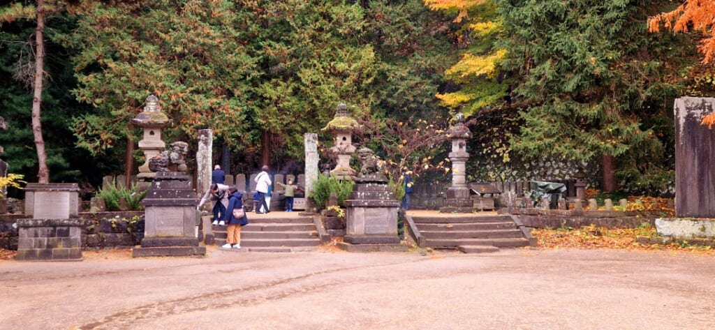 Gedenkstätte der Byakkotai auf dem berg iimori in Aizu-Wakamatsu