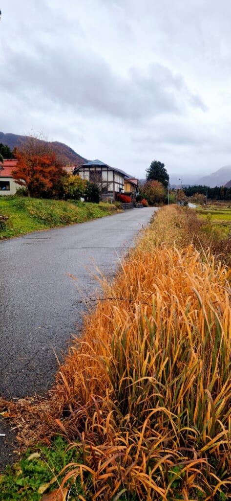 Straße in Aizu-Wakamatsu