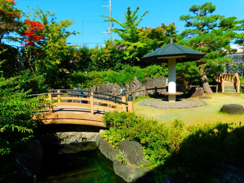 japanischer Garten in Ojiya