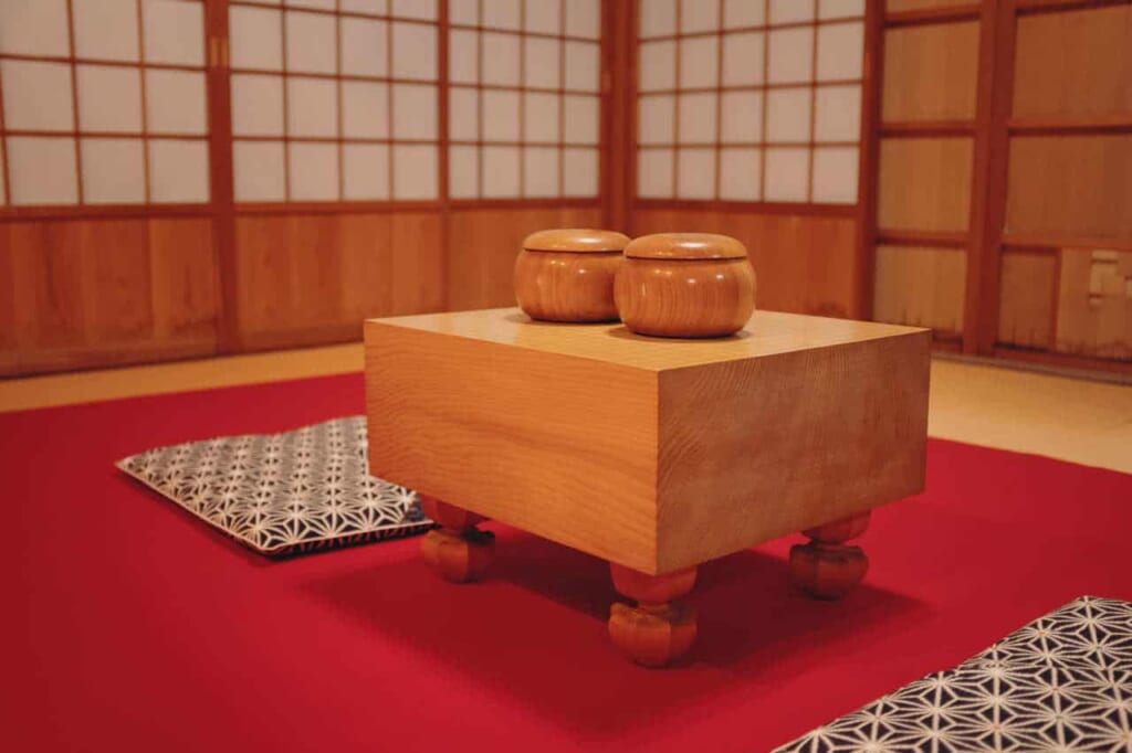 una tavola da go tradizionale giapponese
