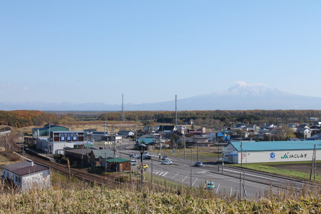 Vista di Koshimizu-cho, in Hokkaido