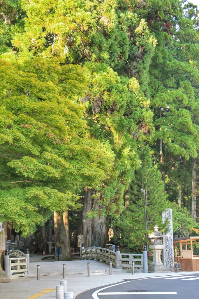 Ichi-no-bashi, ingresso tradizionale al cimitero Okunoin