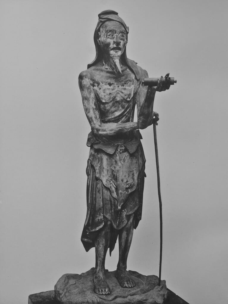 Statua di uno dei ventotto guardiani al Sanjusangendo di Kyoto