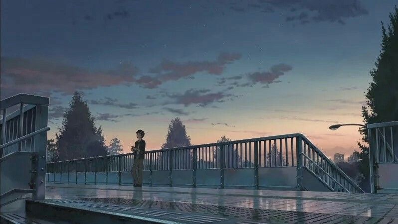 Una scena dal film di animazione "Your Name"