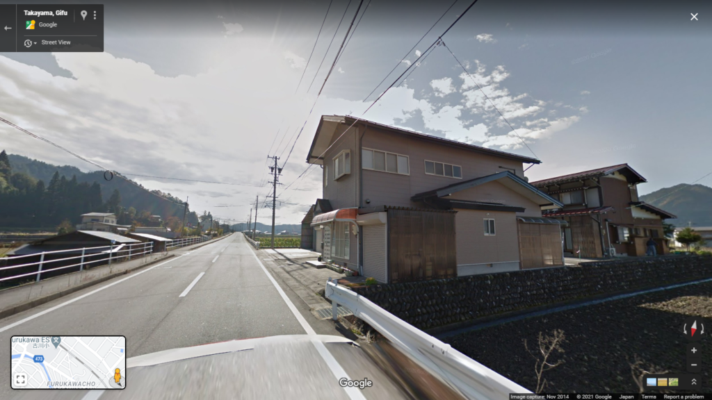Una casa vista da Google Street View