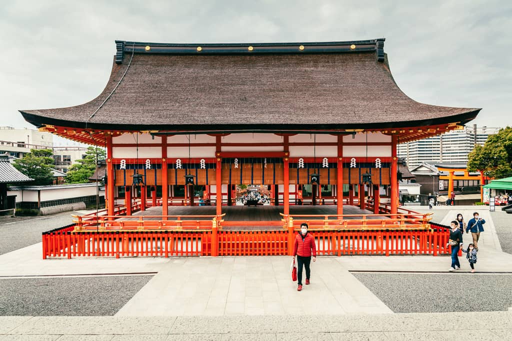 Padiglione esterno del Fushimi Inari Taisha