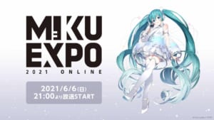 poster dell'evento Miku Expo 2021
