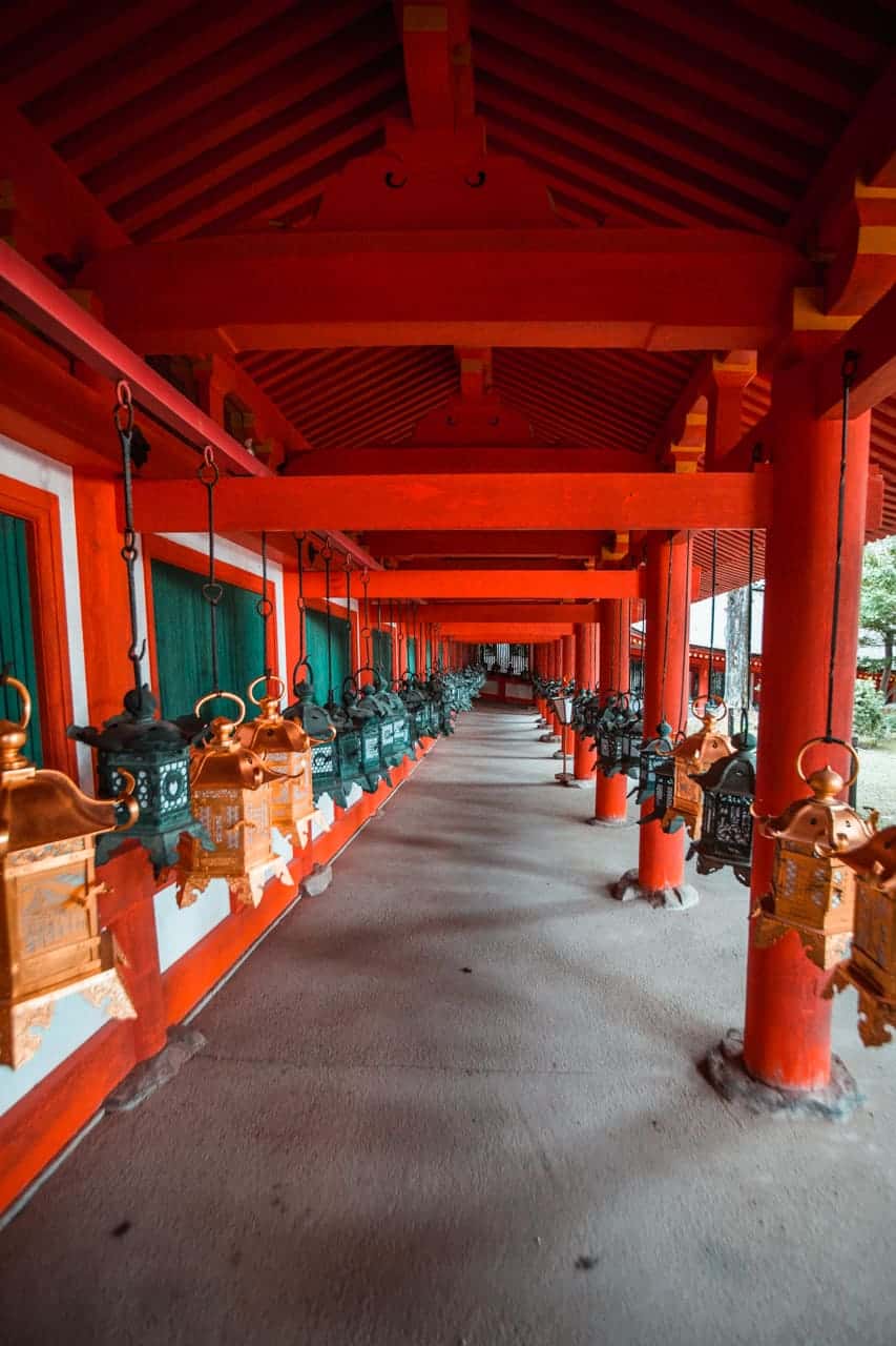 Le lanterne del santuario Kasuga Taisha di Nara