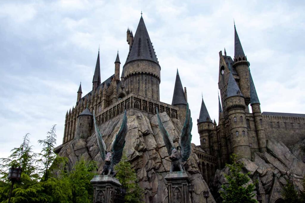 Castello di Hogwarts al parco di Harry Potter a Osaka