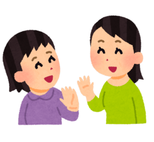 illustrazione di due giapponesi che si salutano