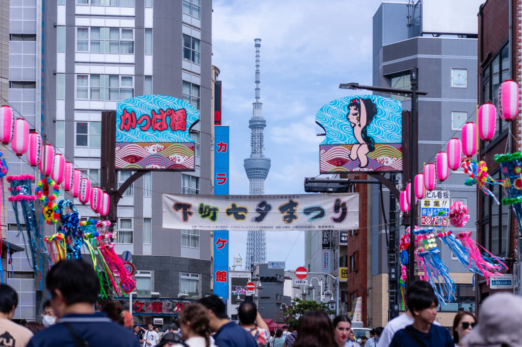 Festival di Tanabata e tokyo skytree