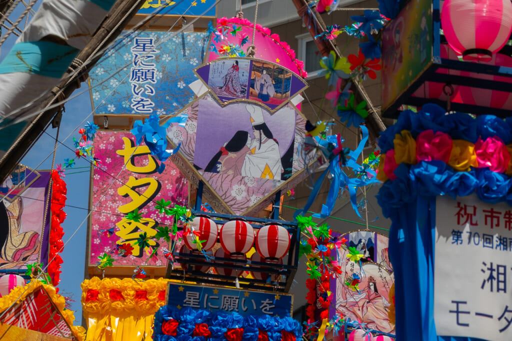 Festival di Tanabata decorazioni della leggenda delle stelle innamorate