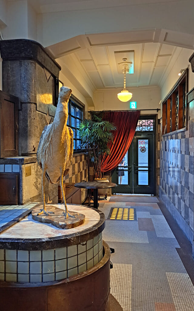 Hall di un hotel a Kyoto